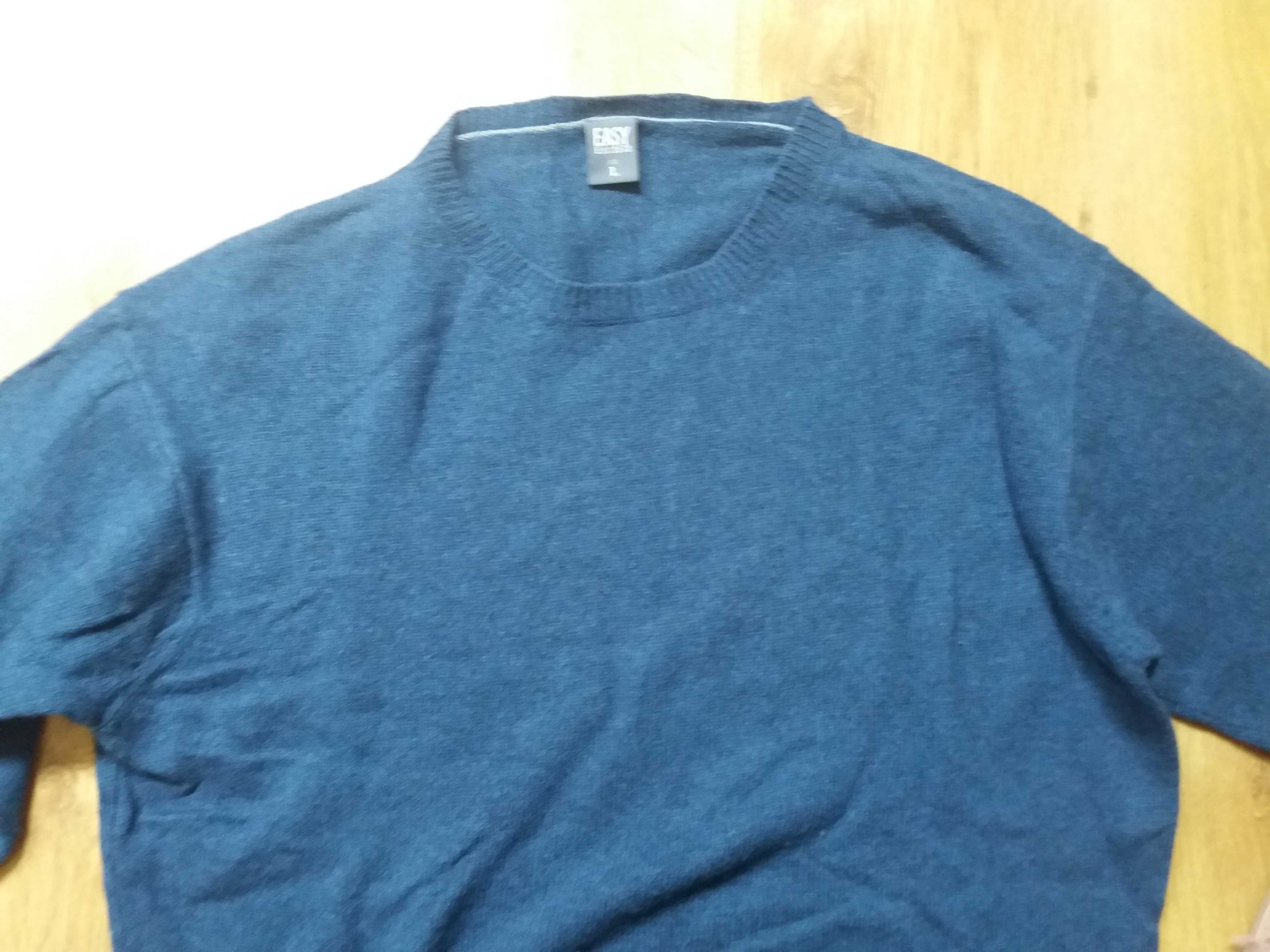 Sweter niebieski EASY L