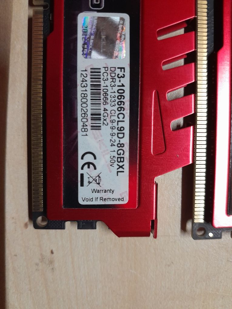Pamięć ram g.skill DDR 3 8gb 2x4gb 1333 Mhz CL9