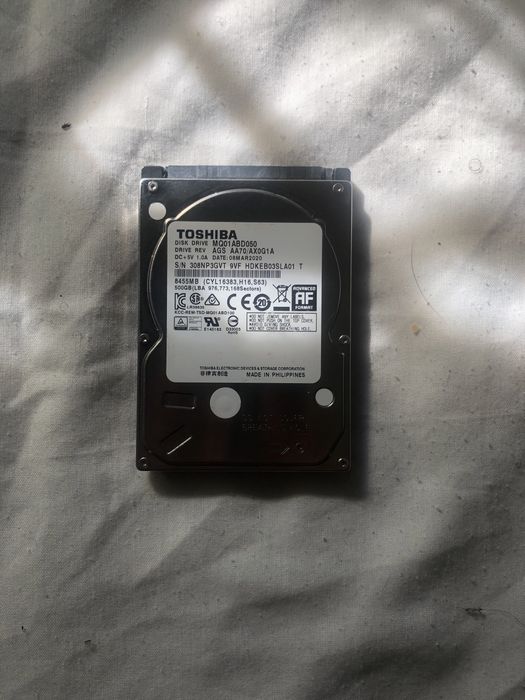 HD de 500 G da Toshiba
