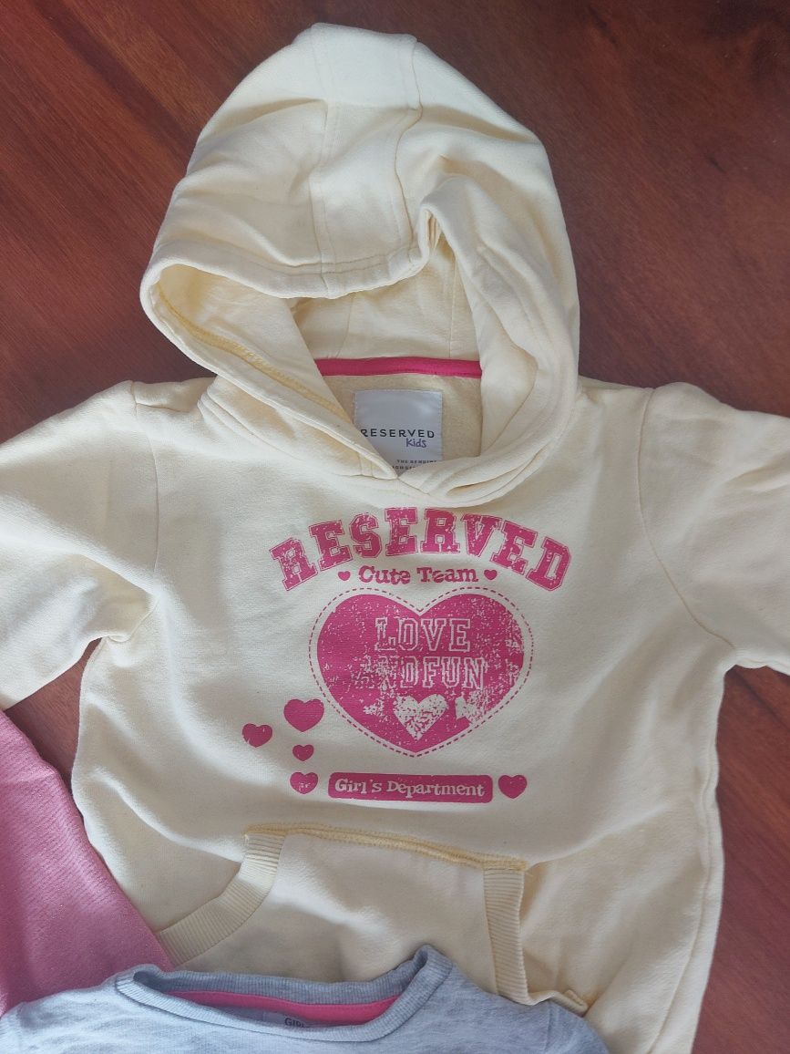 Bluzy dziewczęce 3 szt., rozmiar 110