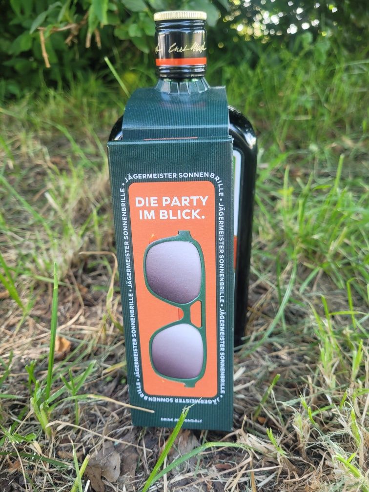 Jagermeister 0.7 plus oryginalne okulary przeciwsłoneczne