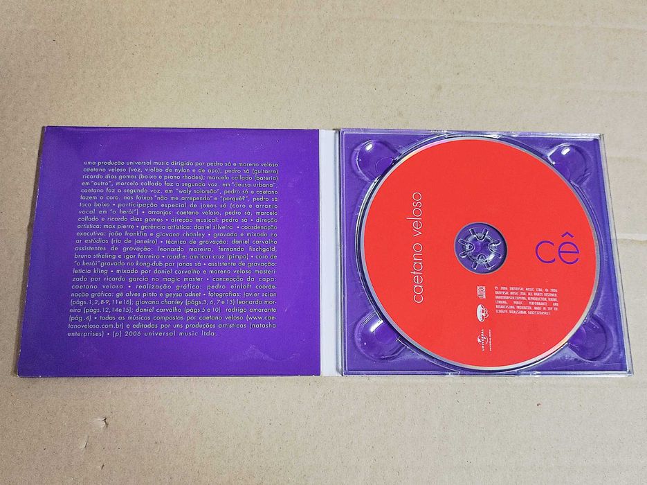 CD álbum Caetano Veloso - Cê (2006)