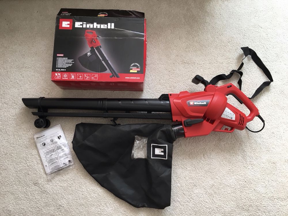 Садовий пилосос3в1 Einhell GCEL3024E 3кВт,повітродувка,подрібнювач,б/у