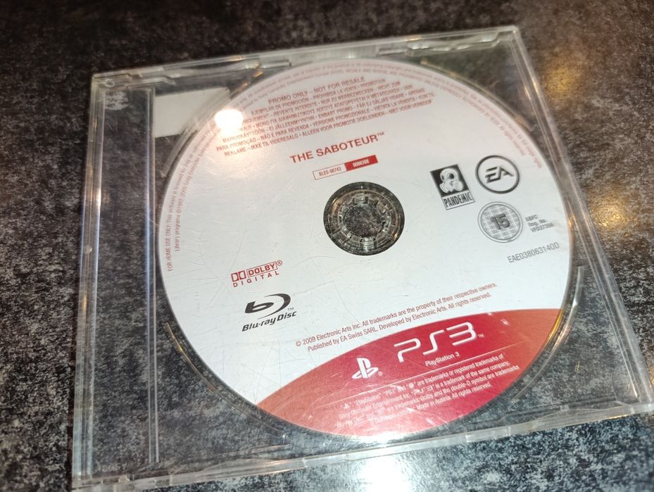 The Saboteur PS3 po polsku PL promo wersja rzadkość sklep