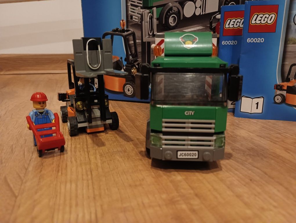 LEGO 60020 City unikat ciężarówka wózek widłowy
