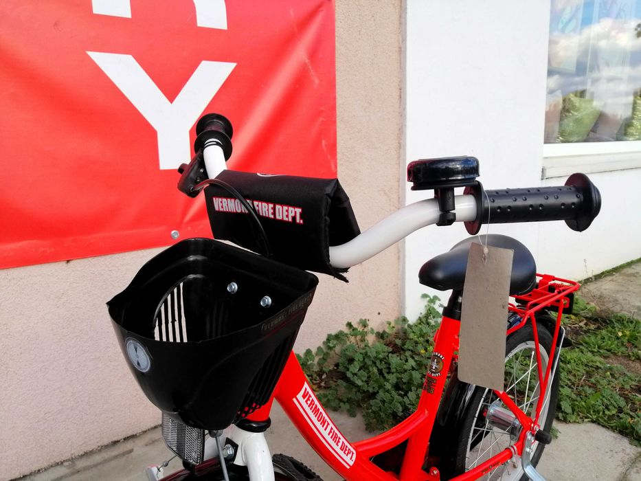 NOWY VERMONT FIRE DEPARTMENT *Koła 16* Dziecięcy Kółka Boczne Koszyk!