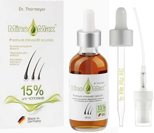 15% MinoMax ріст волосся / бороди, від випадання Міномакс 60 мл
