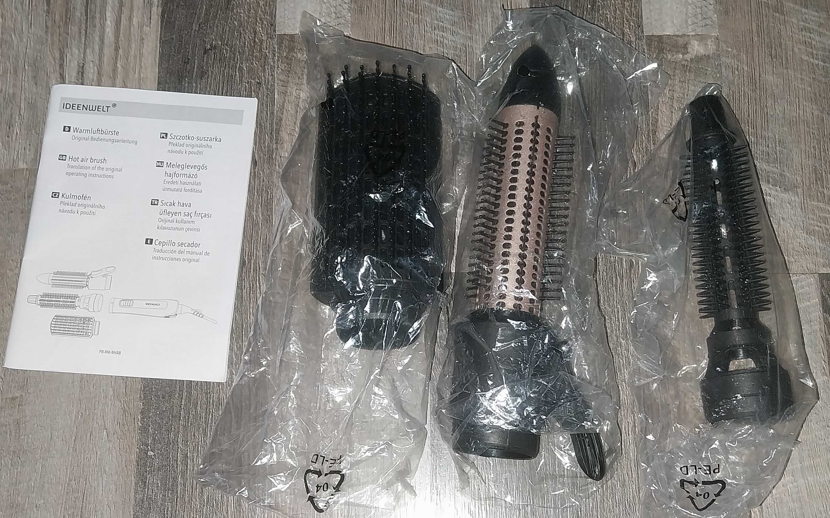 Suszarka Szczotko  Ideenwelt, 600W, 3 końcówki