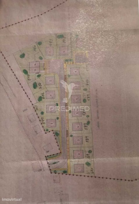 Terreno Loteado para construção 12 Moradias - Canedo