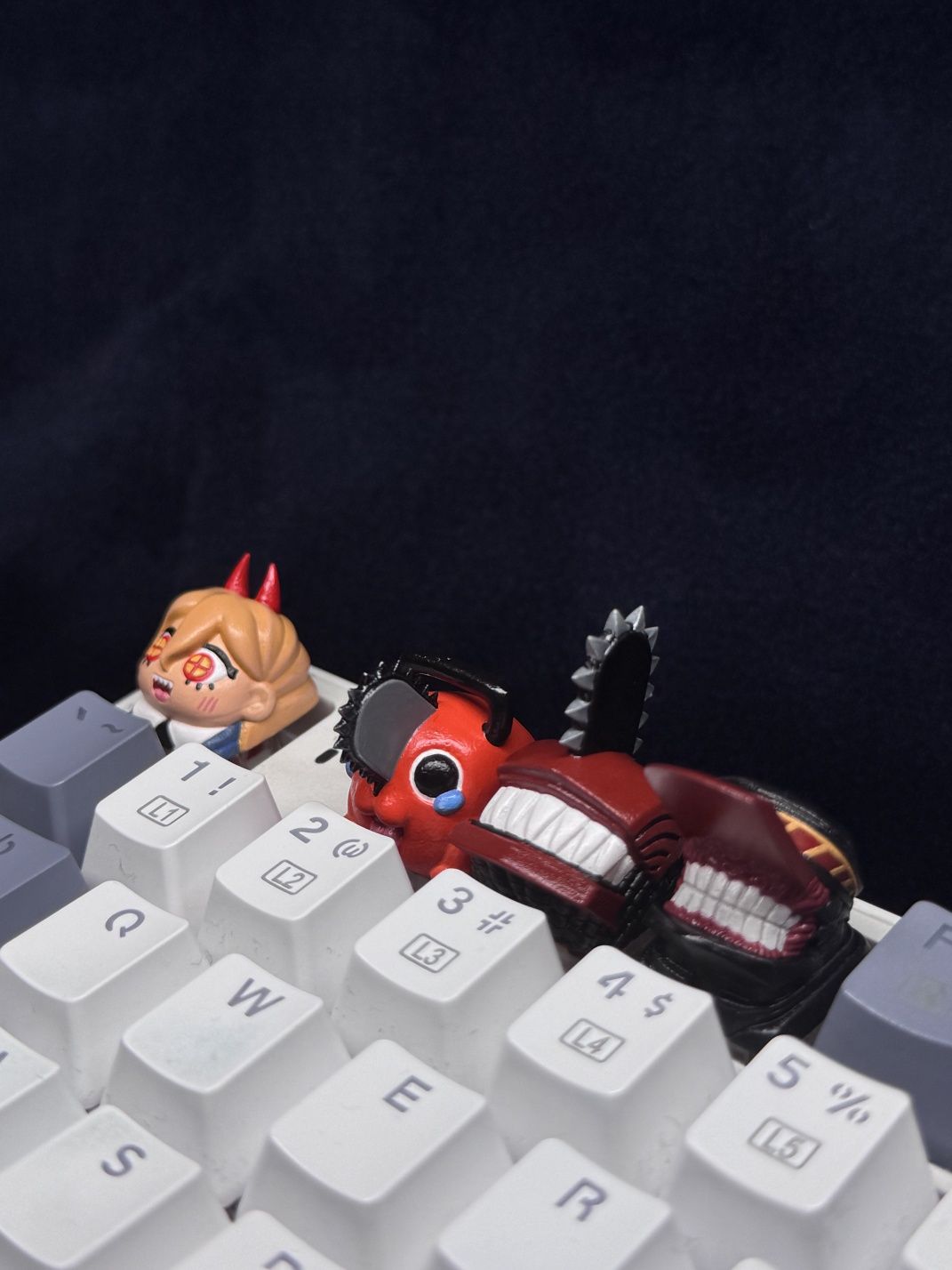 Anime keycap / nakładki na klawisze chainsaw man