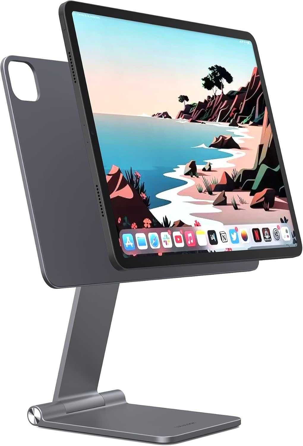 Stojak magnetyczny do Apple iPad Pro 12,9" LULULOOK uchwyt szary