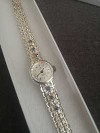 Piękny  zegarek z szafirami 835 firmy Luxus. .