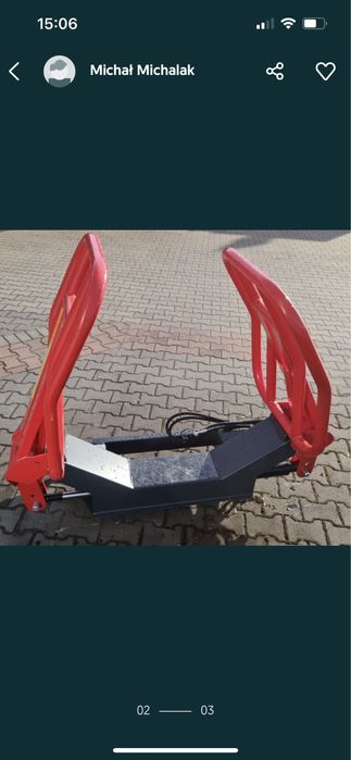 Chwytak do bel siana mocny tur euro GRATIS zetor c330 c360 ursus PL CE