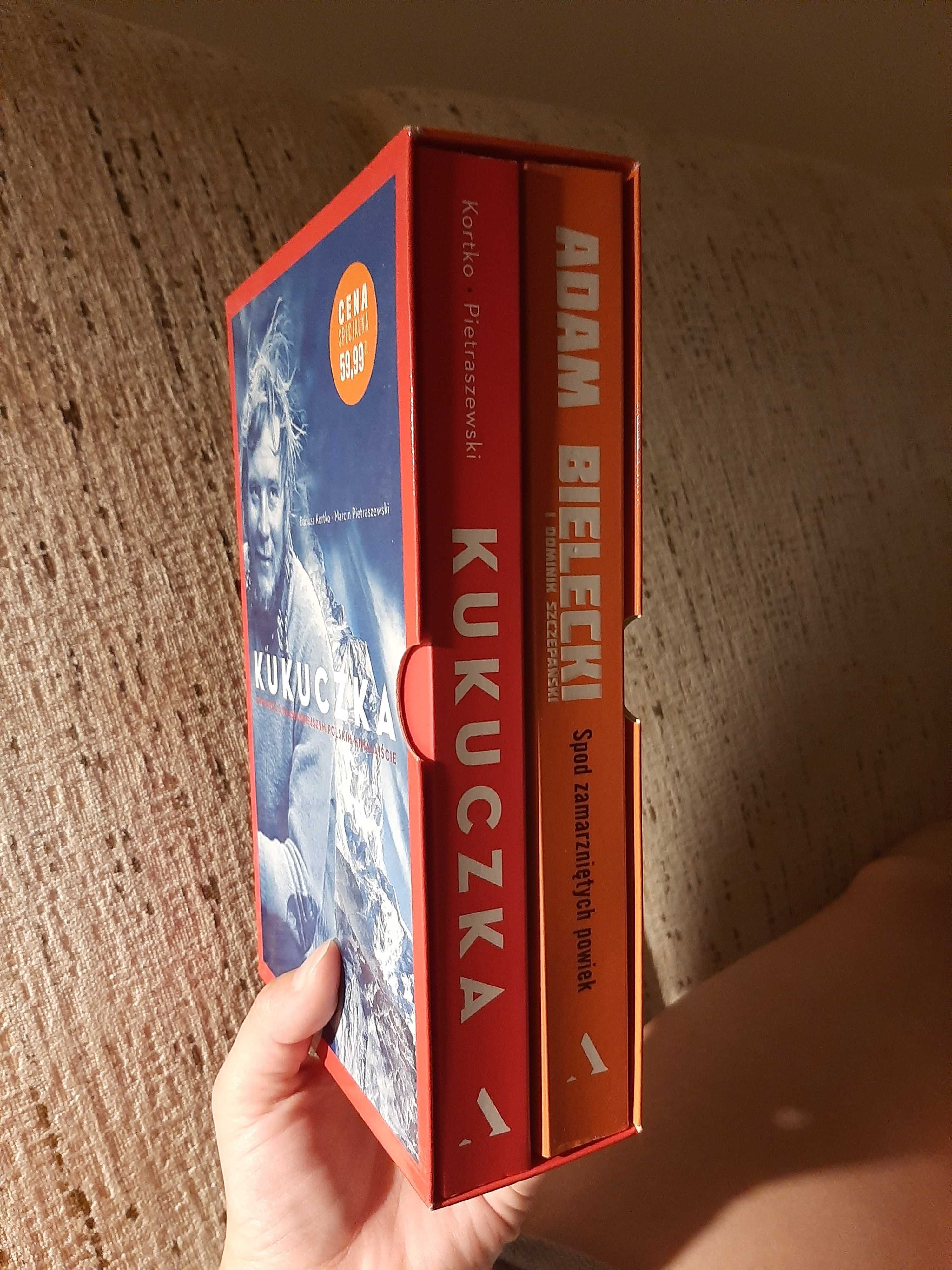 Dwupak ksiazek o himalaistach Kukuczka, Bielecki