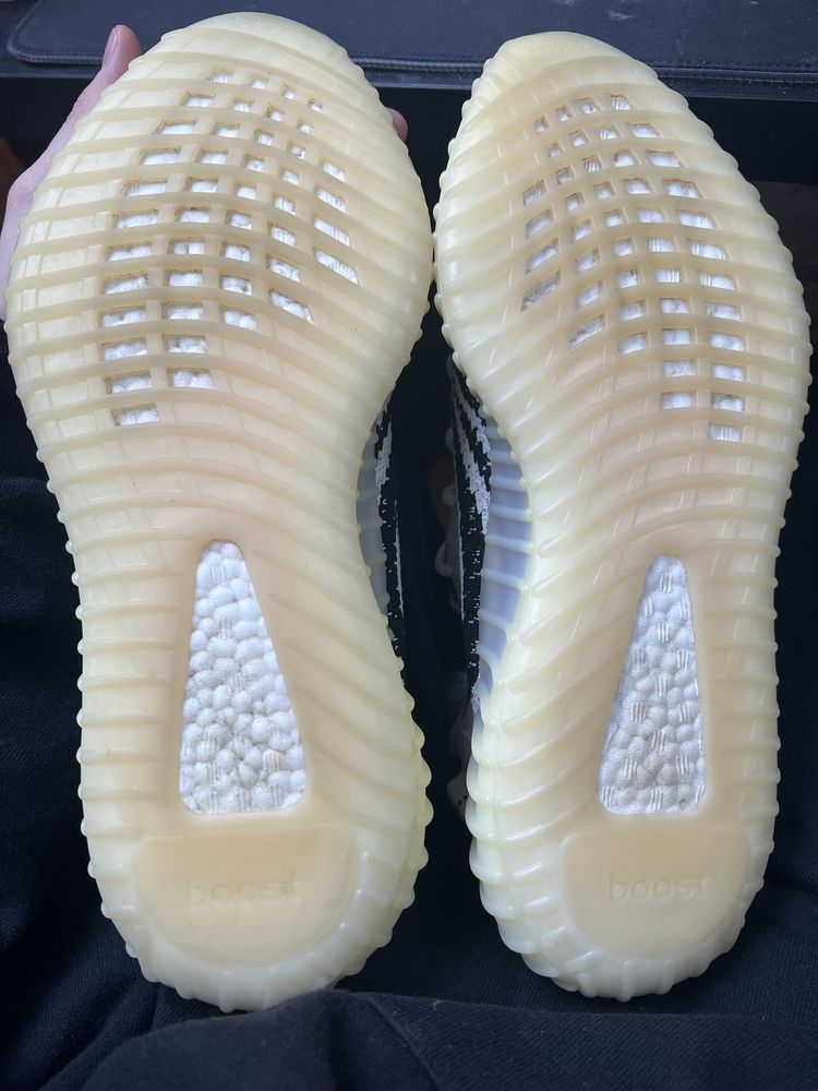 Adidas Yeezy Boost 350 V2 Zebra sneakersy niskie czarno białe 44 2/3