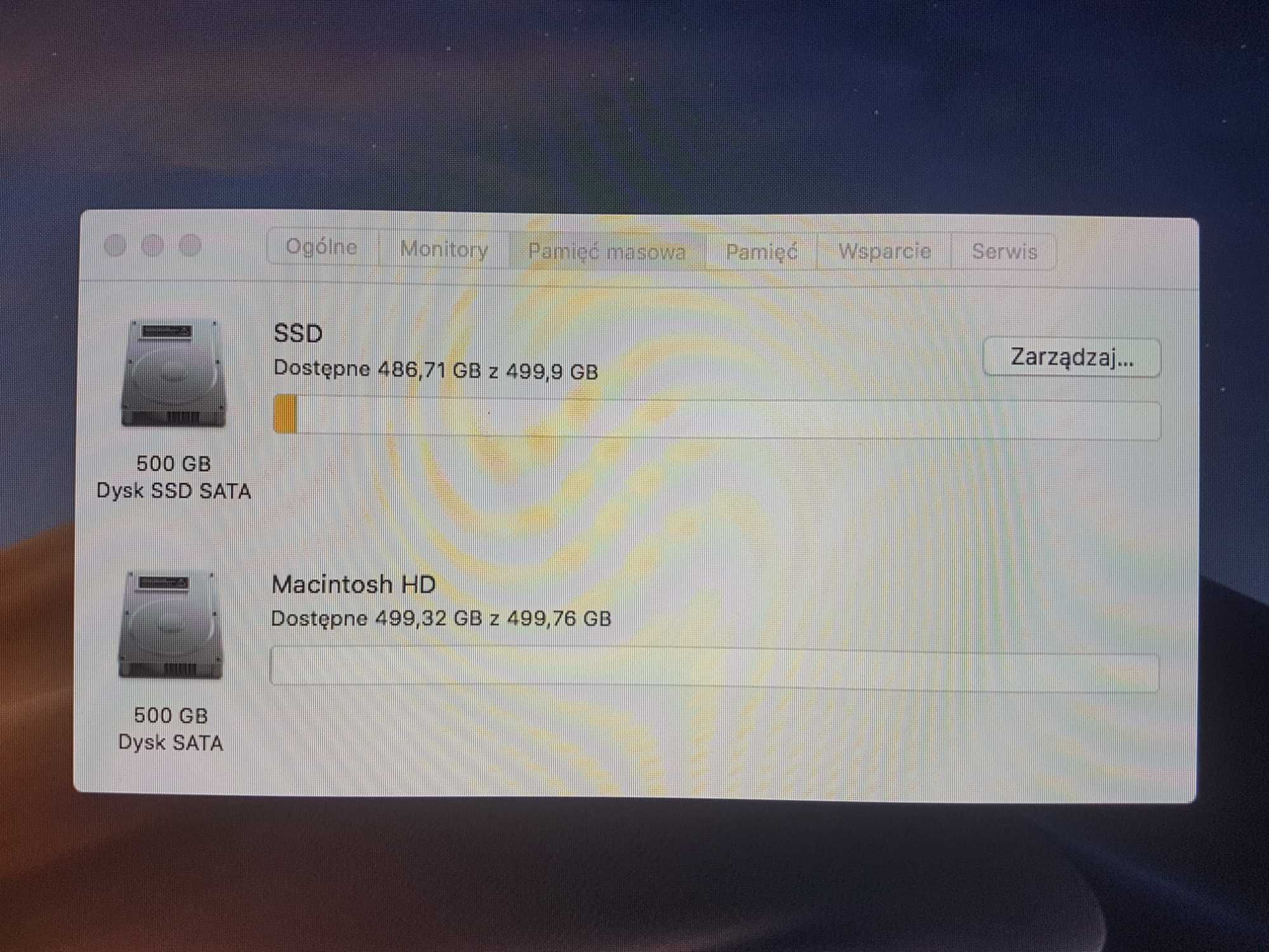 WYPRZEDAŻ komputer Apple Mac Mini SSD 500GB I5 8GB ram