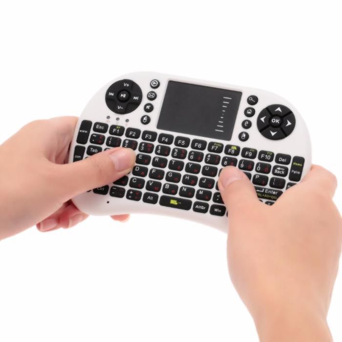 Teclado com rato touch sem fios