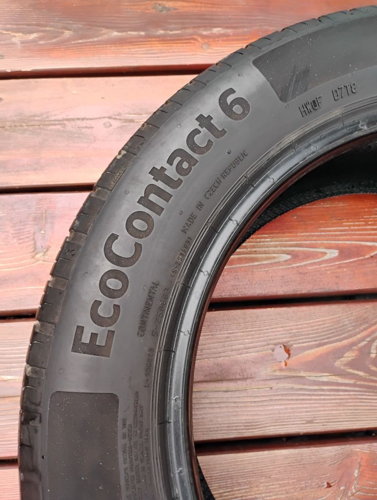 Opony Continental EcoContact 6 r 2021 z prywatnego samochodu