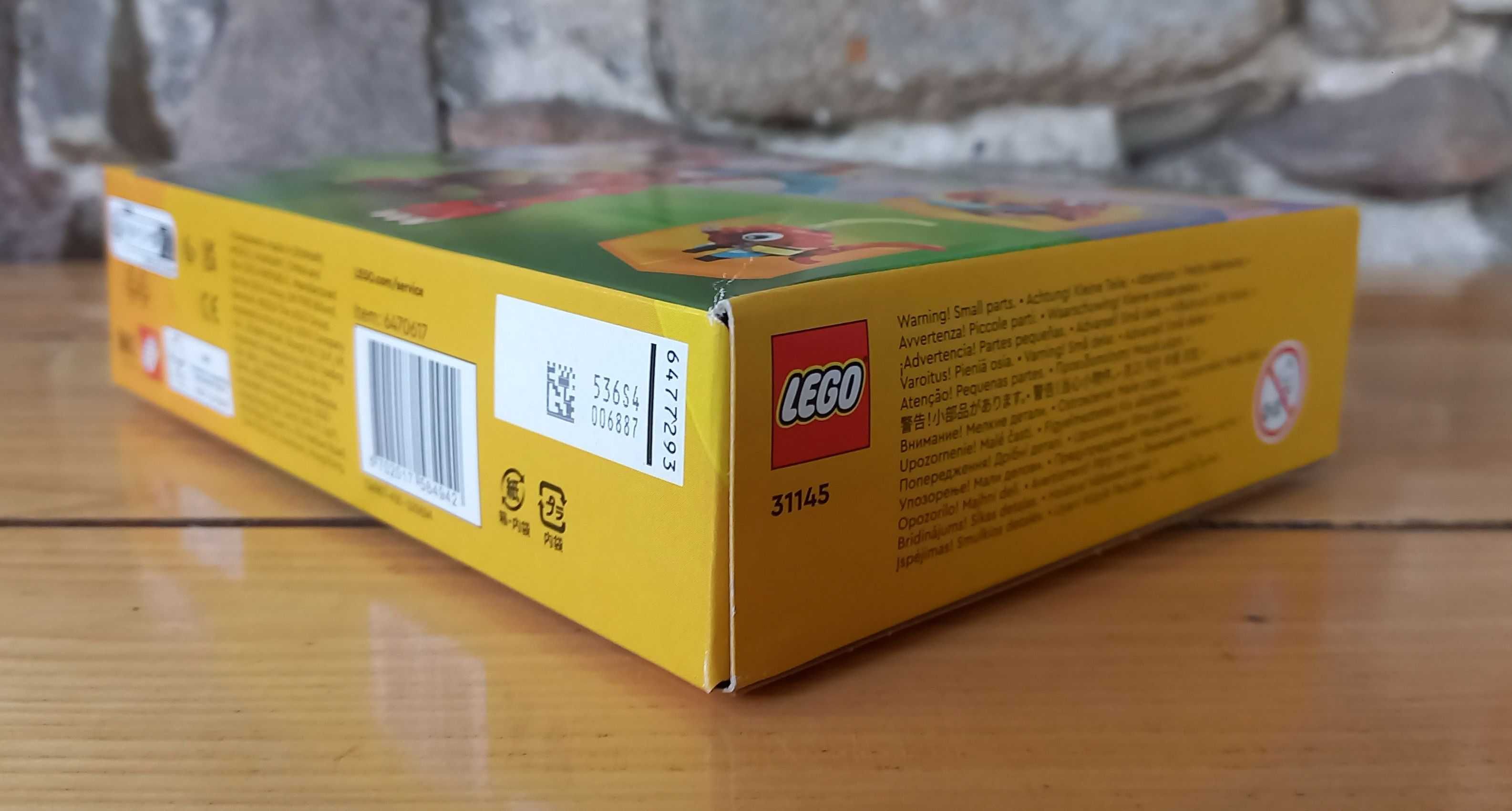 Lego Creator - Creature - Zestaw 31145 - Czerwony Smok