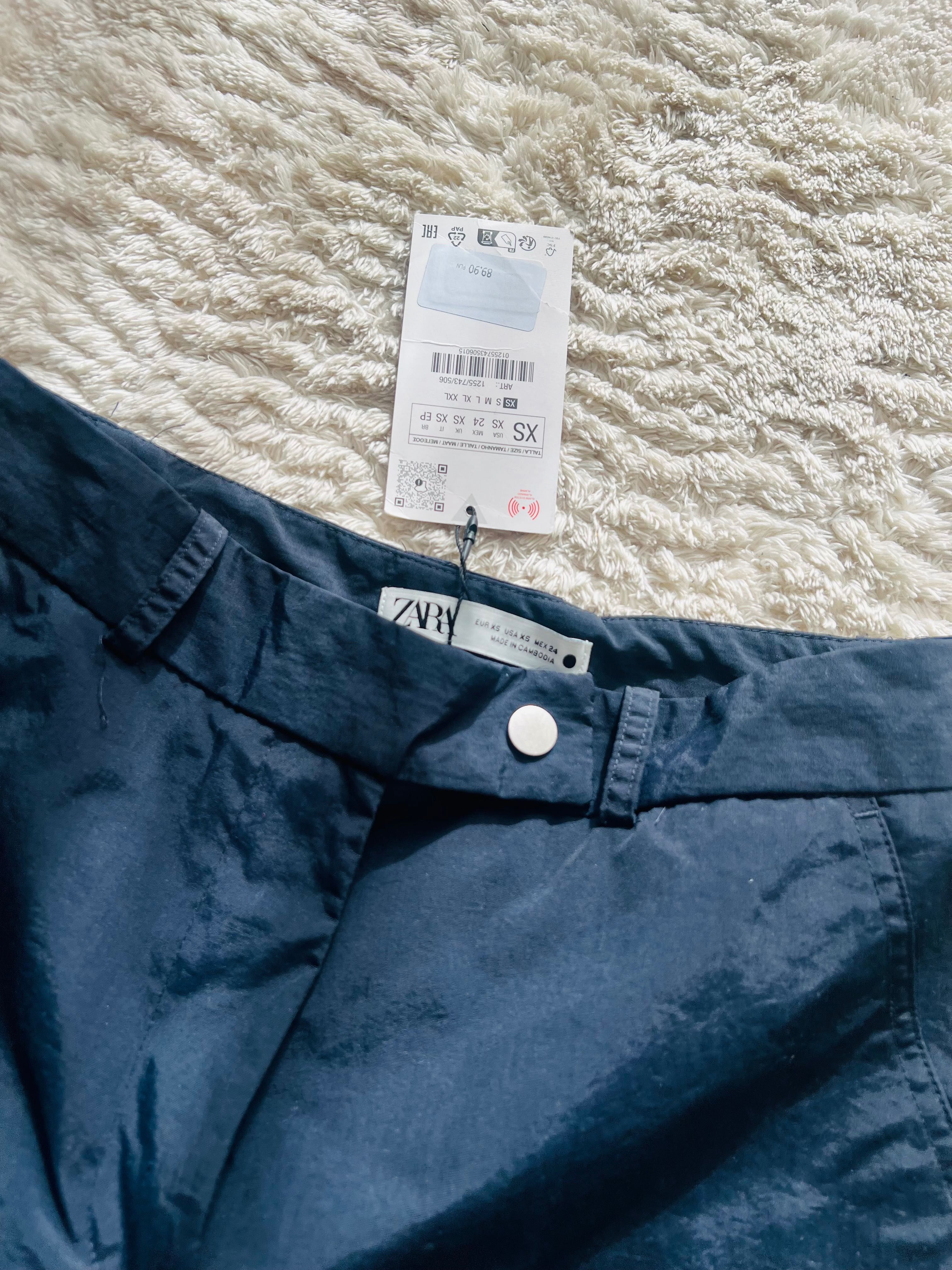 Nowe spodnie szerokie Zara rozmiar XS/34 nowe z metką