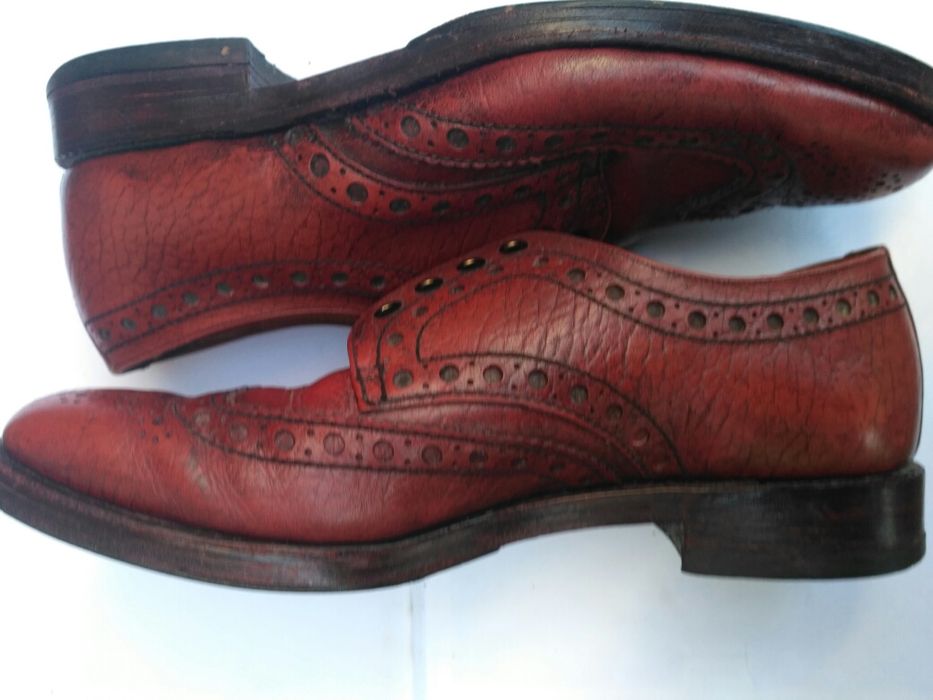 Туфли муж кожа SOLOVAIR.  (Dr MARTENS)  uk7.5 LOAKE 44р  CAMEL 46р