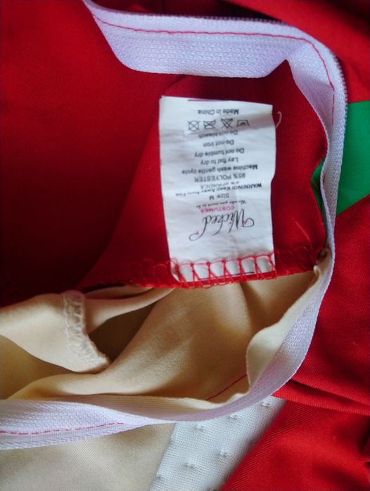 Зентаї косплей Різдвяний Ельф М розмір карнавальний