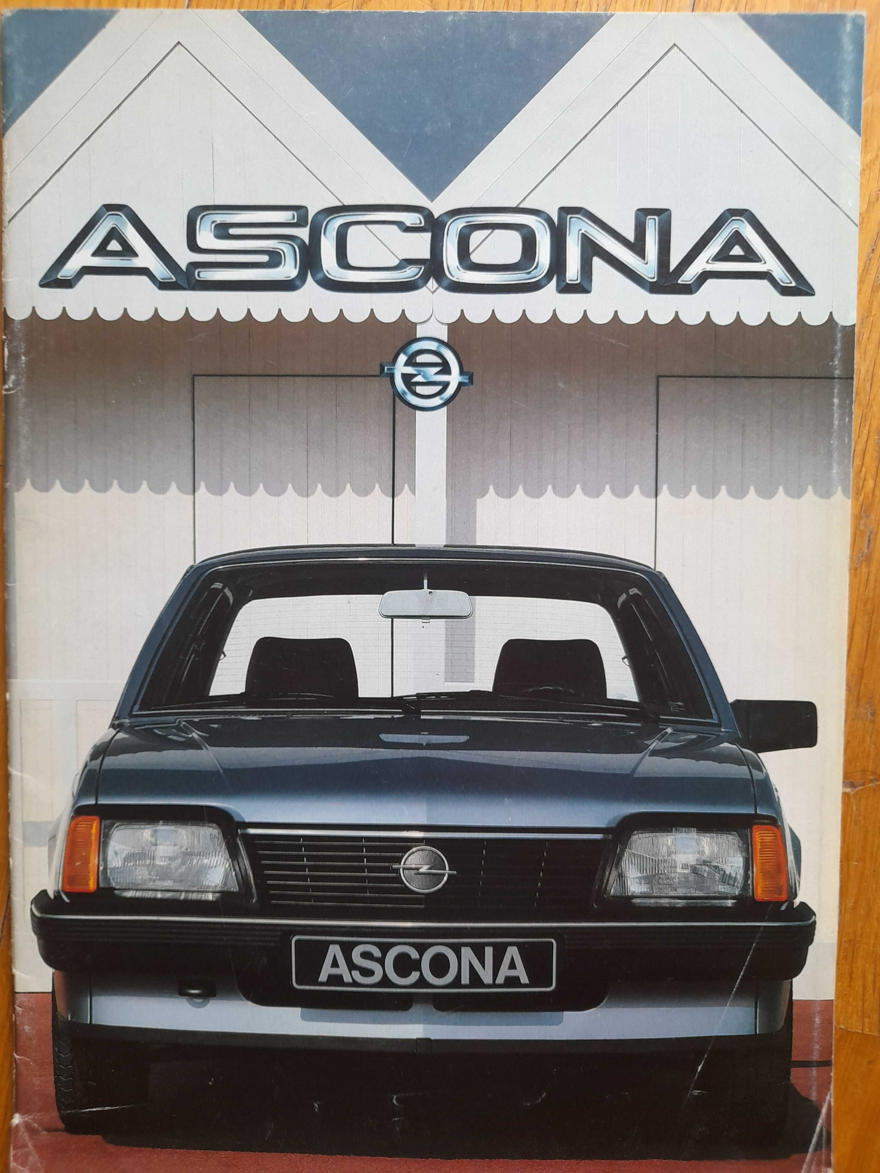 OPEL Ascona 1.3, 1.6, 1.8, 1.6 D język niemiecki rok 1983