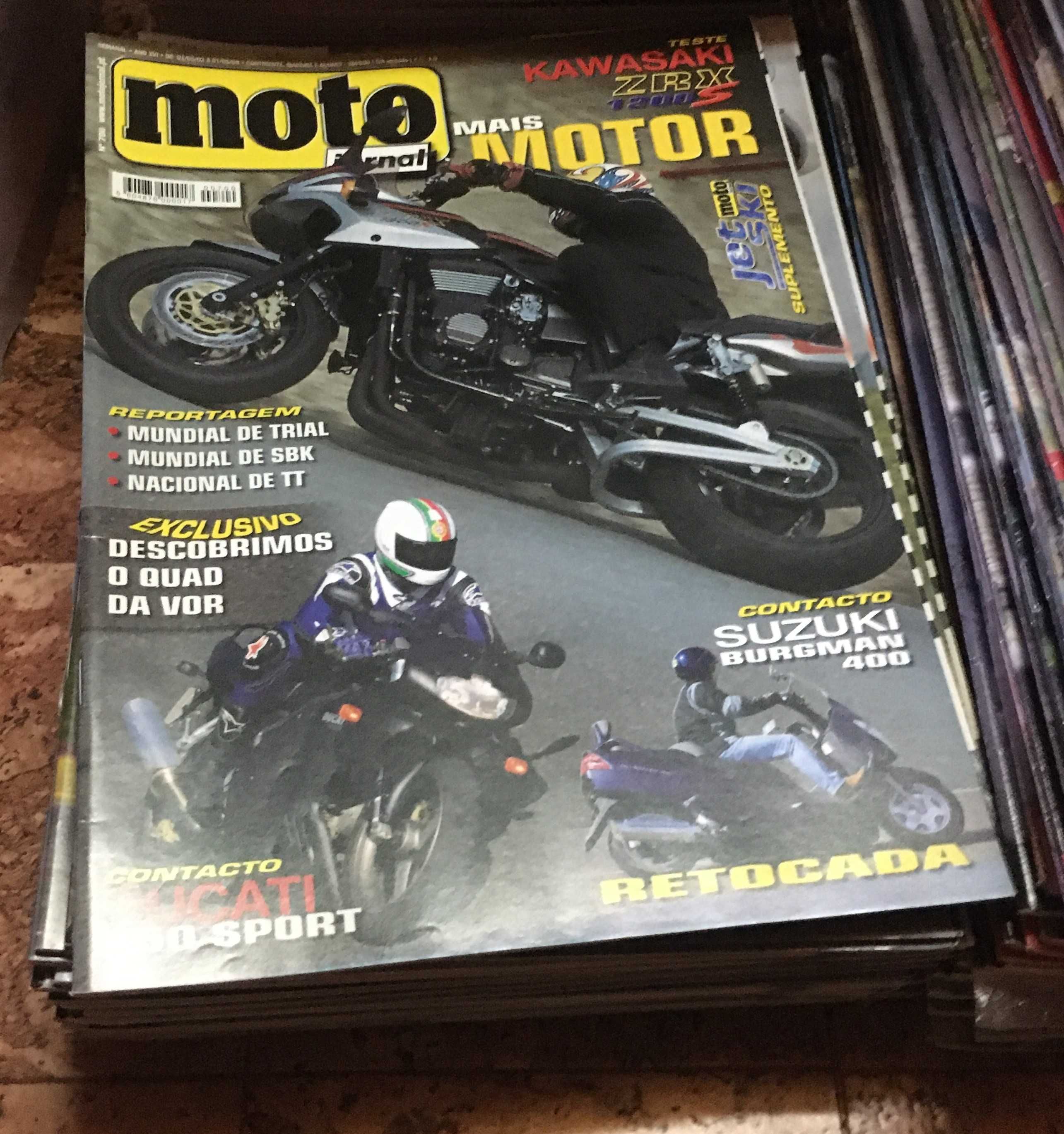 Revistas MotoJornal da década de 1990 Moto Jornal motocross enduro