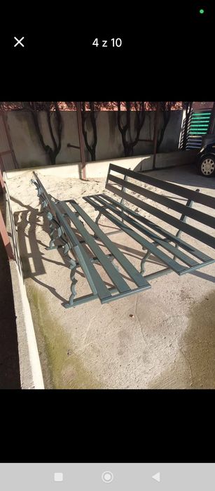 Ławki ogrodowe metalowe