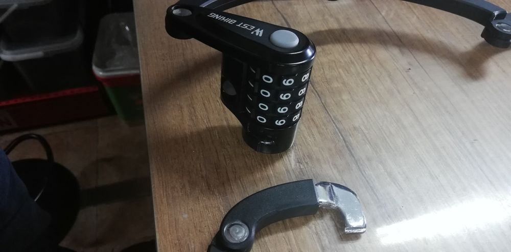 Zabezpieczenie Rowerowe Na Szyfr Zapięcie Składane