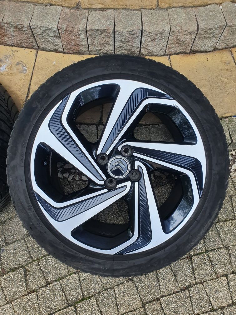 Alufelgi 18" 4x108 citroen ds5 kola zimowe opony zimowe 235/45