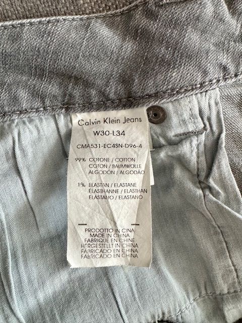 Calvin Klein Jeansy męskie rozm.30