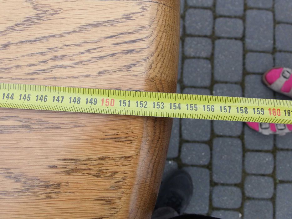 Ładny stół dębowy owalny