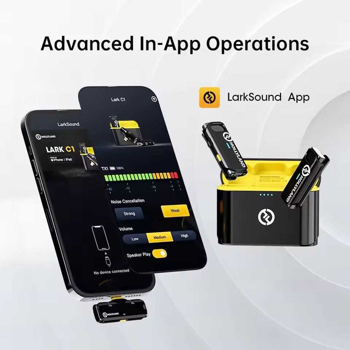 Беспроводной микрофон Hollyland LARK C1 Duo (Lightning iPhone)