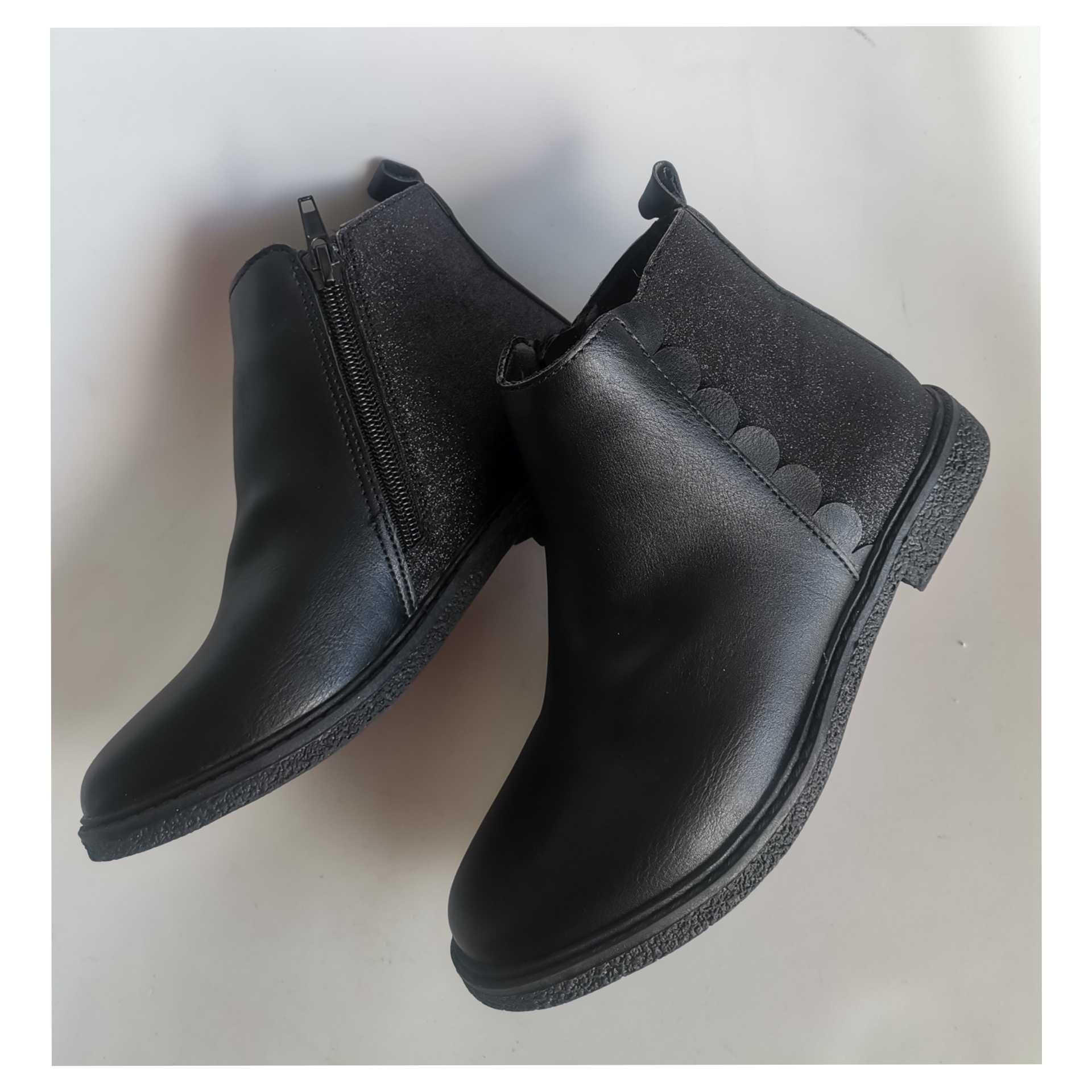 Nowe Botki 32 buty czarne botki 32 buty