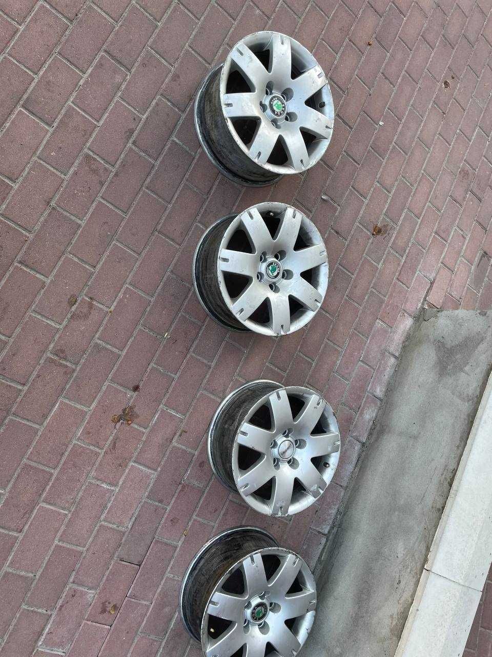 Диски r16 5x112 титанові Skoda VW Audi під відновлення