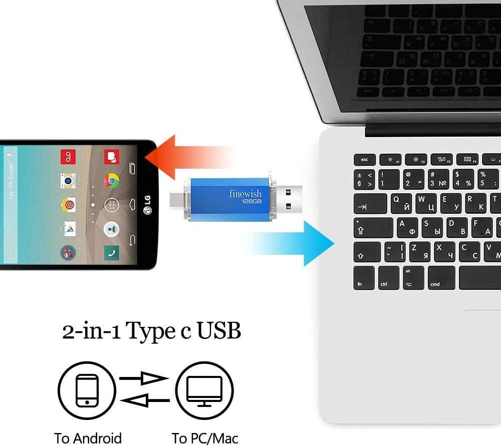 Pamięć USB Type C 128 GB, 2 w 1, spp672