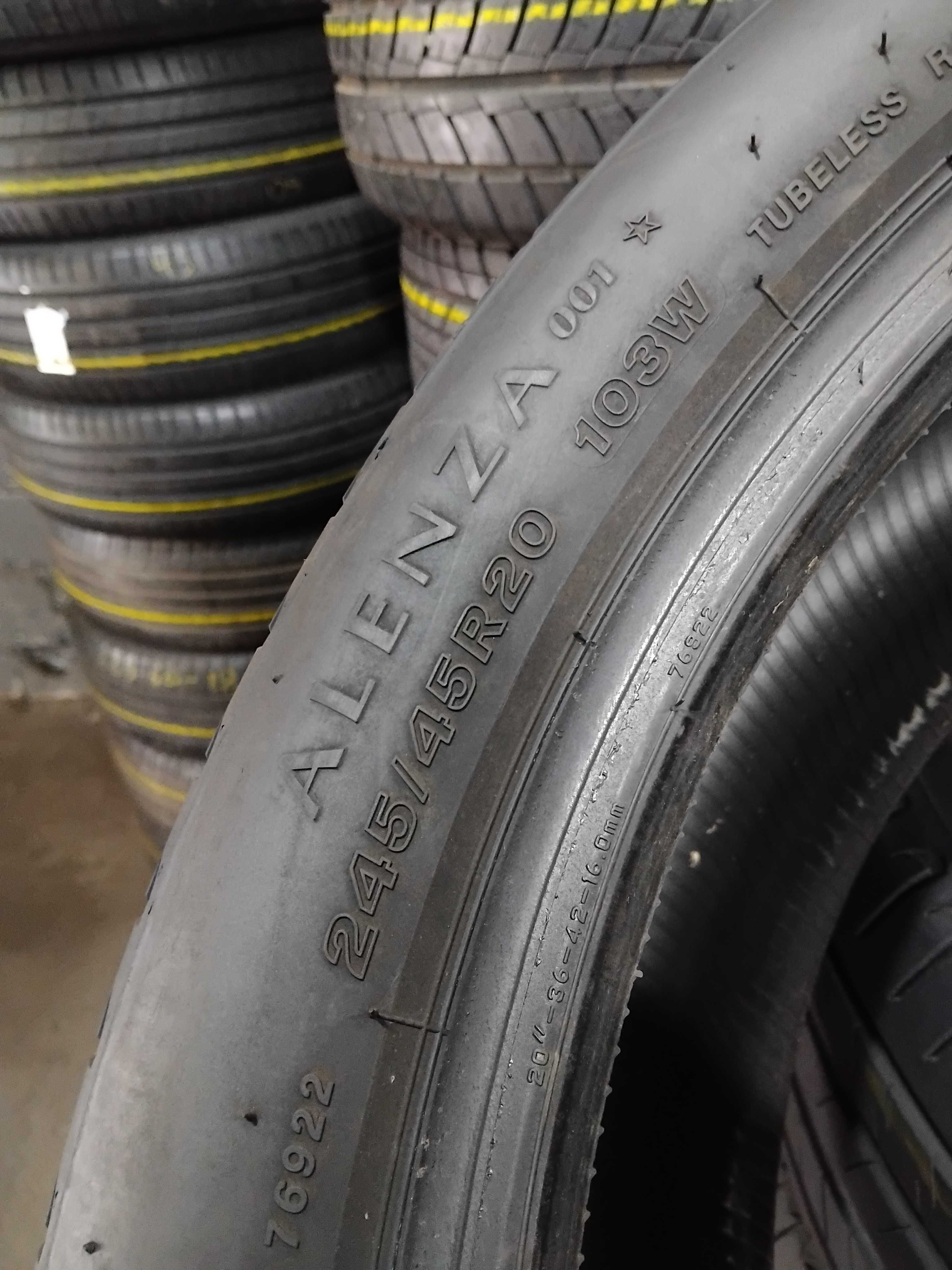 Шини бу 245/45 R20 Bridgestone Alenza 001 Ran Flat Комплект Літо