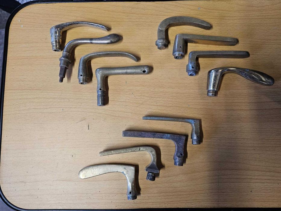 Stara mosiężna klamka,klamki do drzwi,cena za 1