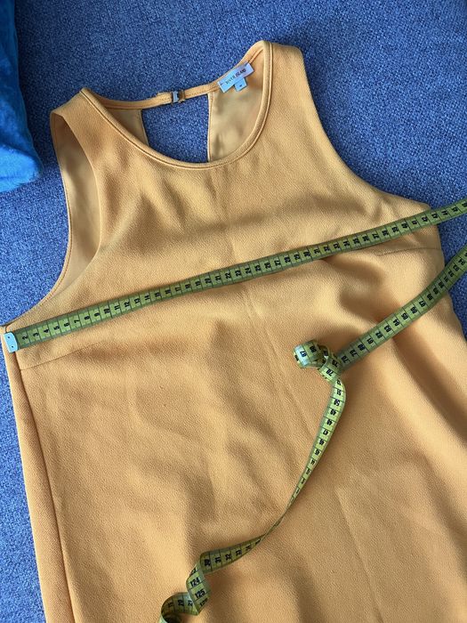 Sukienka river island pomarańczowa luźna zwiewna ramiączka