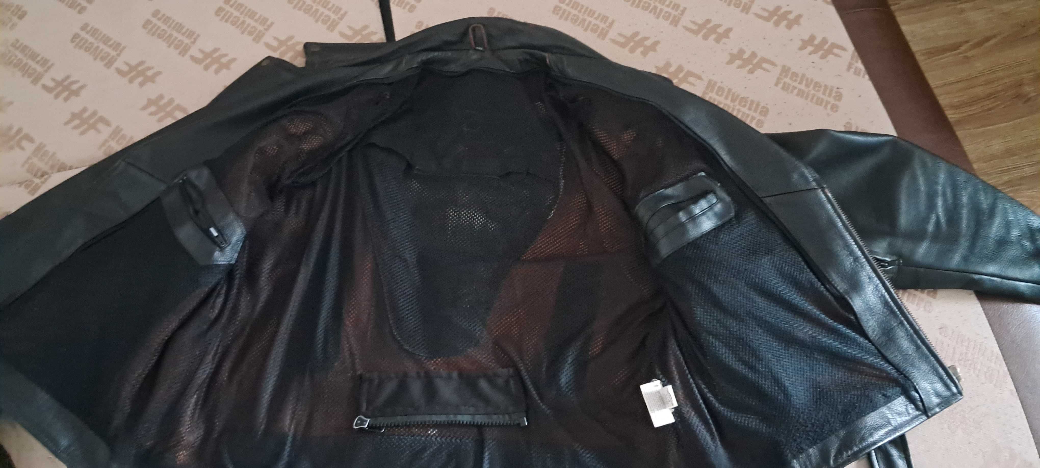 Kurtka skórzana męska motocyklowa Ramoneska