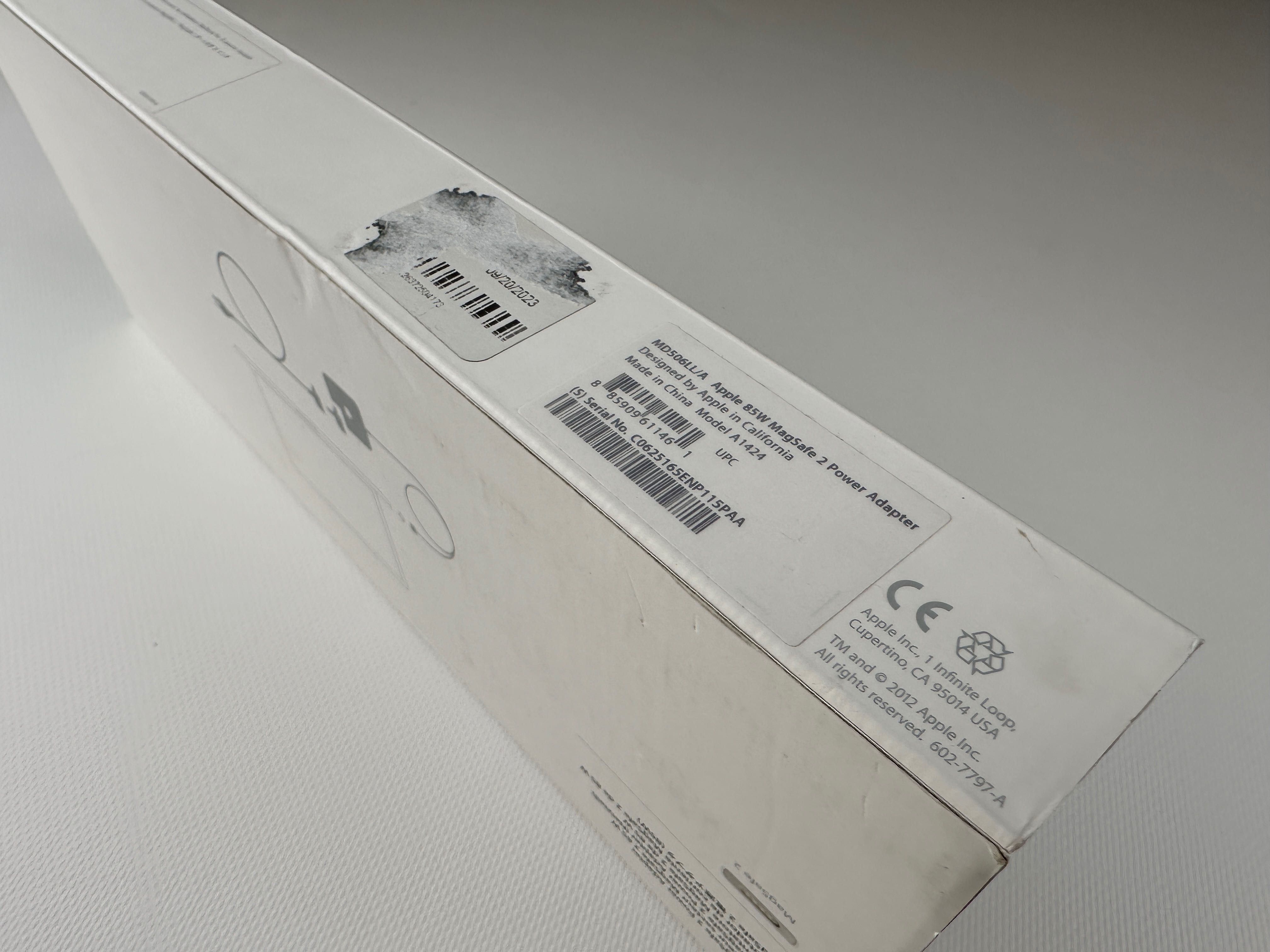 Блок зарядка Apple 85W MagSafe 2 для MacBook Air/Pro оригин США A1424