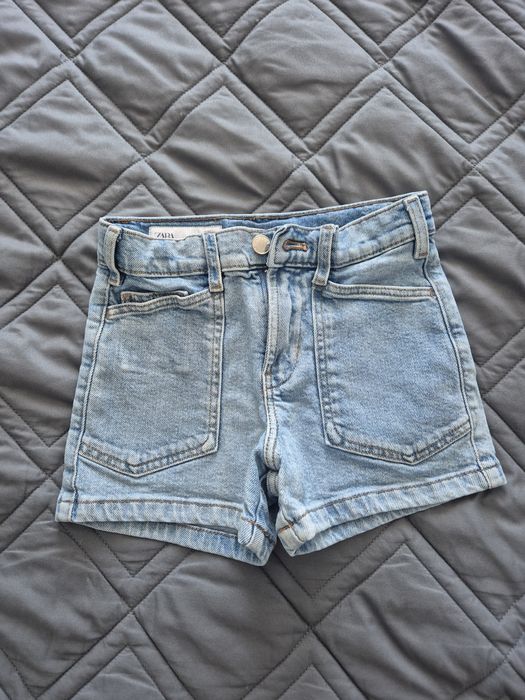 Дитячі джинсові шорти Zara, розмір 122 (size 7)