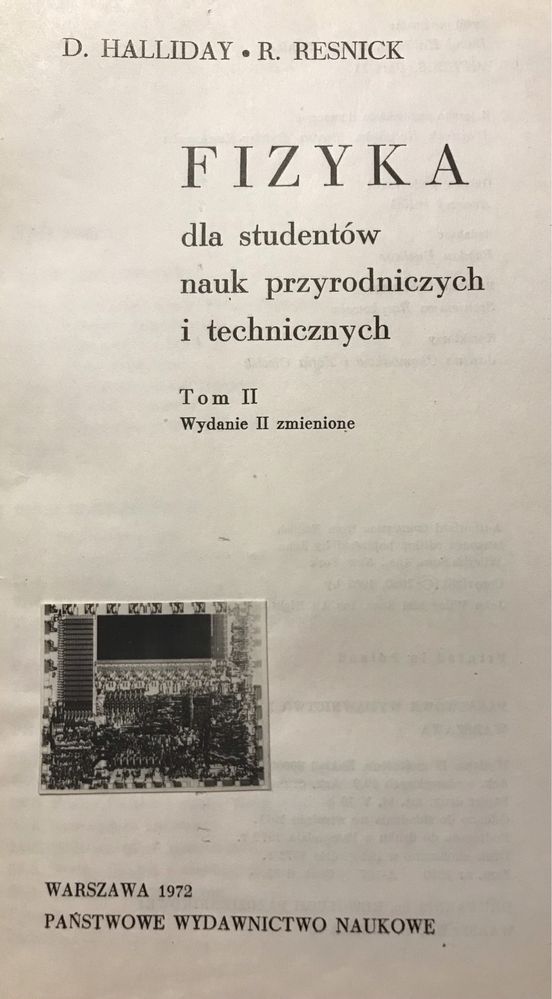 Fizyka dla studentów nauk przyrodniczych i technicznych Halliday