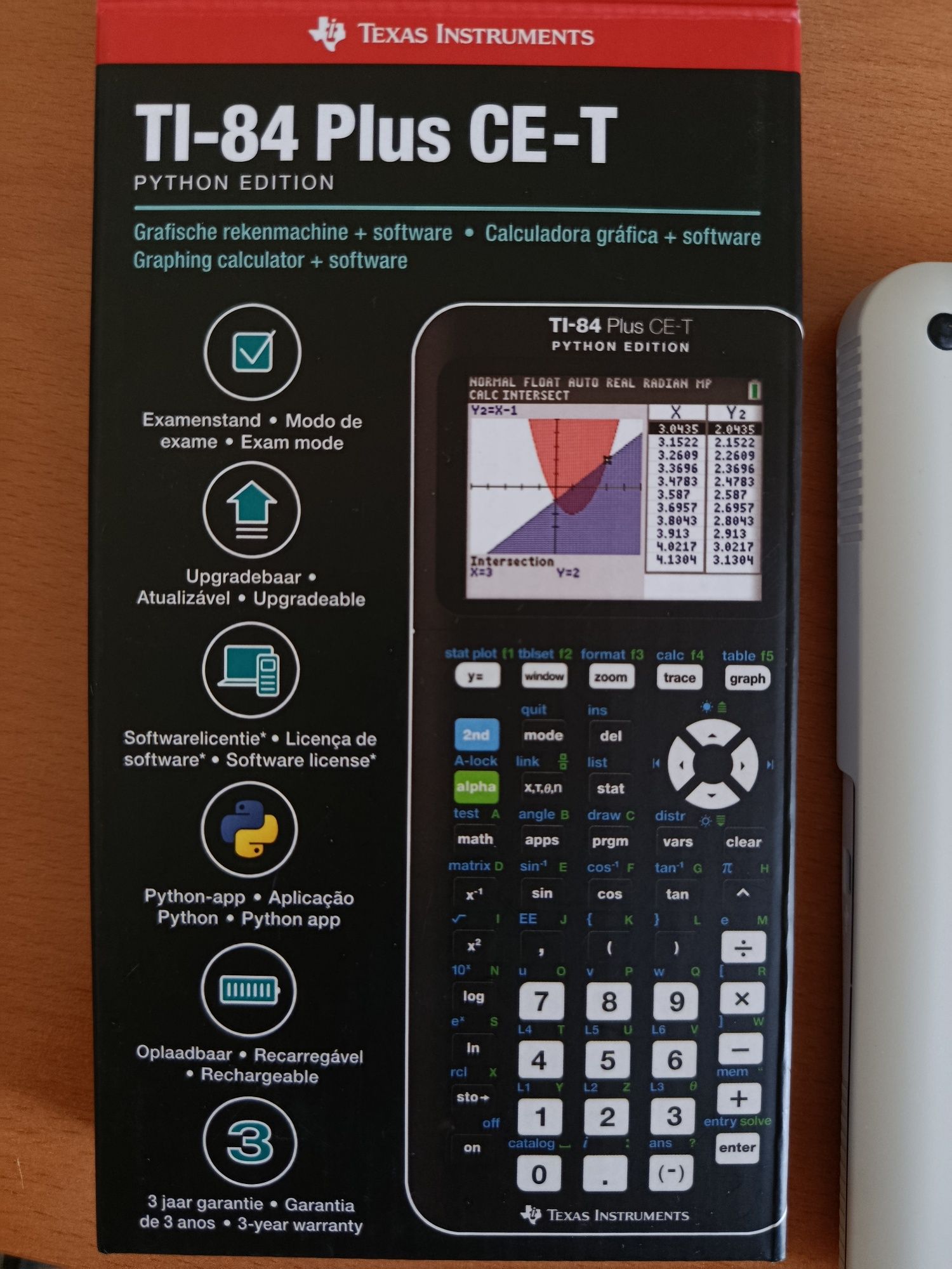 Texas TI-84 Plus CE-T na Garantia 2anos 
TI‑84 Plus CE-T