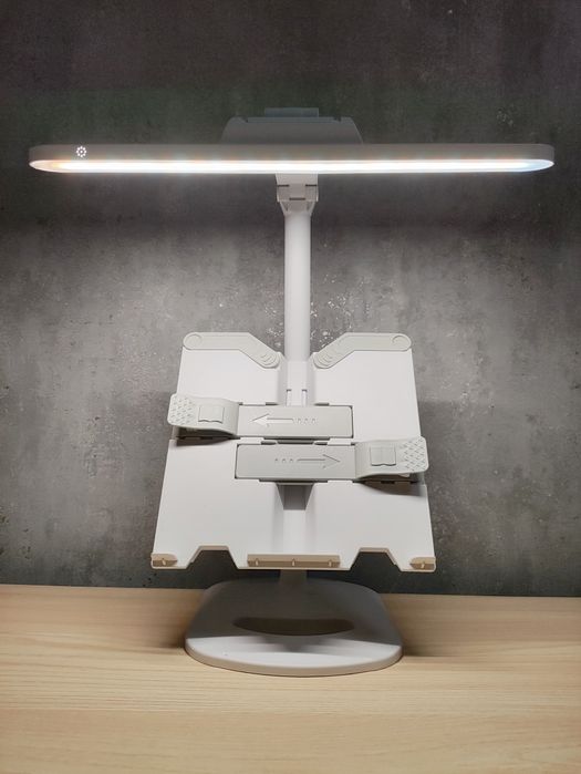 Настільний світильник з акумулятором та підставкою для книг