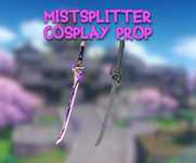 Genshin Impact espada Mistsplitter Reforged | Para Cosplay