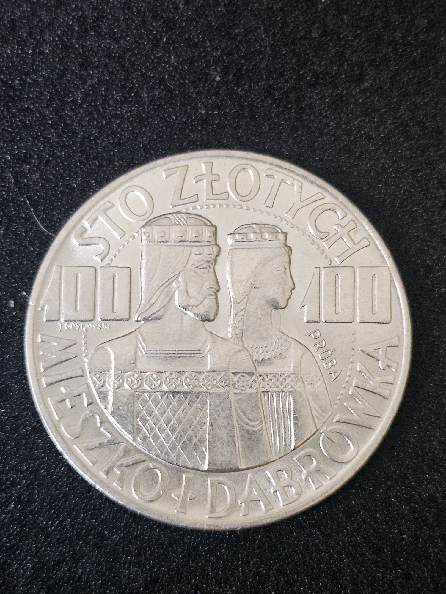 100 zl Mieszko I Dąbrówka PRÓBA