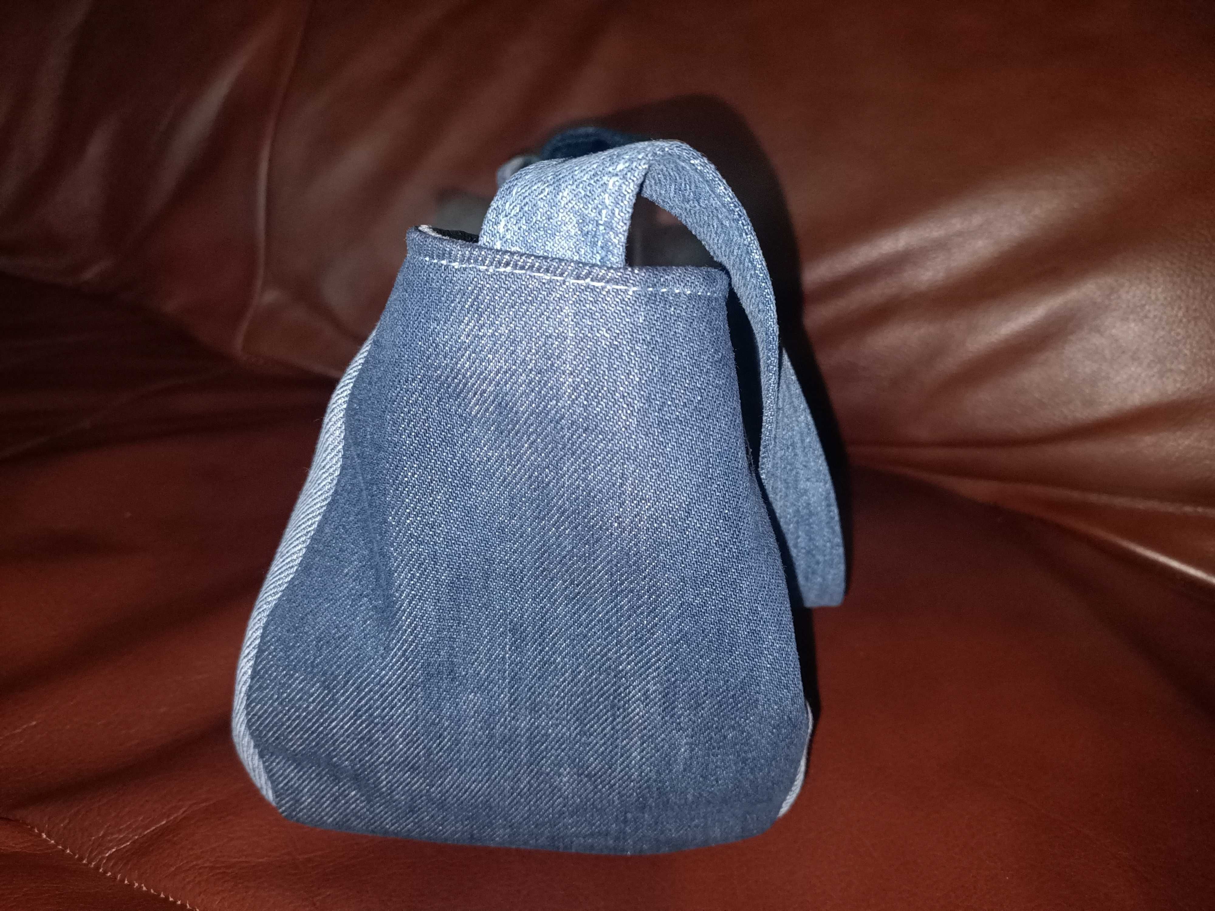 Torebka jeansowa handmade