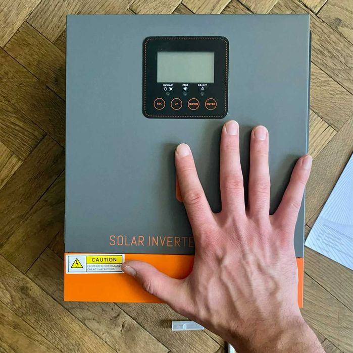 Перетворювач напруги, інвертор гібридний сонячний инвертор PowMr 1500W